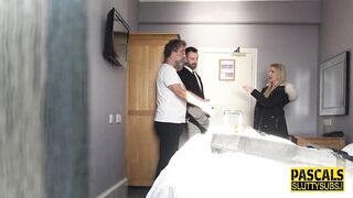 Long Boobed blonde submissive gets twat banged!