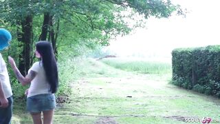 German Big Titties 18 year old Yo Xania Wet in 2 real Fan
