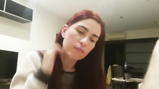 Cock and balls' fellatio to my owner and I full