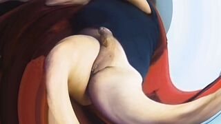 greek lovers pounded doggy style .. mutual care and titjob until cum