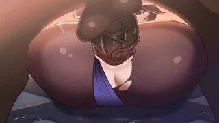 GENSHIN IMPACT - A HILICHURL FUCKS MONA'S BOOTY