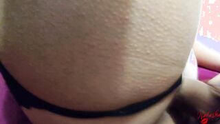 He wakes me up to screwed me and cum inside my cunt - Amateur pov