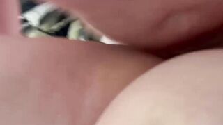Pregnant wifey blows, fucks and gets cummed