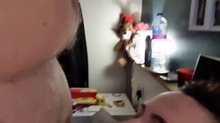 Real lovers bj with cumshoot