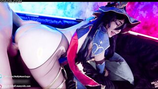 Astrologer Mona Genshin impact blows for mora! - MollyRedWolf