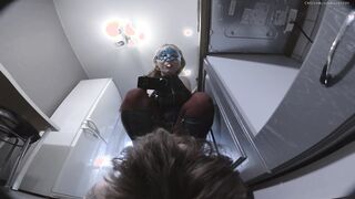 Sub under my foot I'm tormenting his body!Trampling Spitting