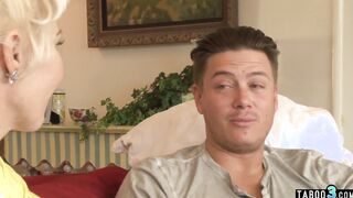 Taboo3.com - Huge boobed old Dalny Marga welcoming her son