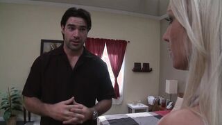 Stunning milf is a beauty blonde stepmom nailed by her