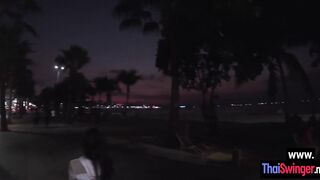 Thaiswinger.me - Gorgeous night walk and incredible sexy hand job by a