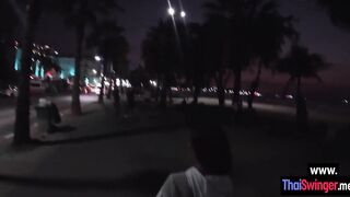 Thaiswinger.me - Gorgeous night walk and incredible sexy hand job by a