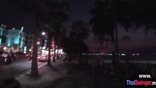 Thaiswinger.me - Gorgeous night walk and incredible sexy hand job by a