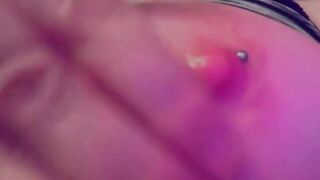 Having Fun with rough pierced nipples