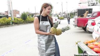 CARNE DEL MERCADO - Curvy Hispanic Melissa Lujan Fuck Into Her Soak Cunt