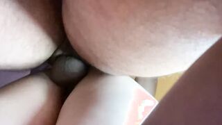 point of view Juicy fiance gets used and takes a long load on her face