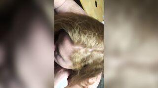 Redheaded hoe with her first big black dick