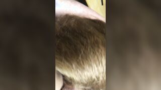 Redheaded hoe with her first big black dick