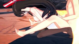 (point of view) REIMU HAKUREI TOUHOU ANIMATED