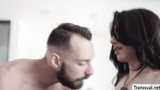 Seductive Tbabe barebacked by boyfriend