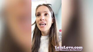 Behind the scenes candid head during live performance, JOI & daily adventure clips miXXX - Lelu Love