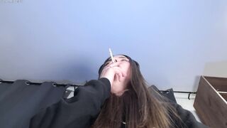31r Princess Rebecca I love to spit inside your face) Kneel down into front of me