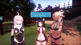 Monster bimbos Island [Monthly Patreon choice Animated game] Ep.two Getting