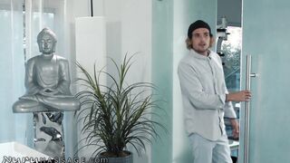 NURU RUBS - Big Titted milf Alexis Fawx Must Please Her Crazy Stepson For Him To Keep Her Hidden
