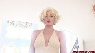 Victoria Vonn as Marilyn Monroe--Up Close and Personal