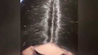 dark hair give daddy a FELLATIO