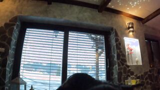 Risky outside sex inside wellness with huge titties college school girl! Tonny and Mia
