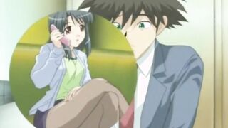 Animated babes fuck after masturbating