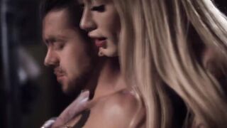 Two blonde shemale barebacked by stepbro