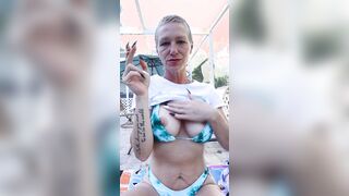 Smoking Inside My BB Tee and Bikini