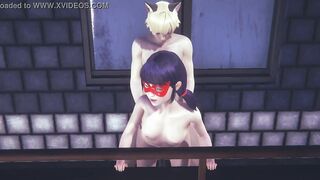 Miraculous Lady Bug - Lady Bug Rough sex with CatNoir