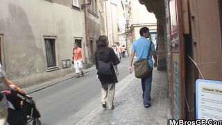 Blonde lover cheating boned