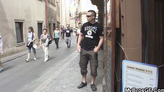 Blonde lover cheating boned