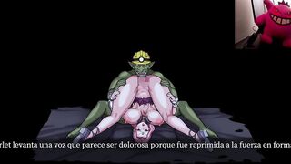 the Goblin Cave Parte two La ninfomana que le gusta tener sexo con golin