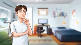 Summertime Saga: StepBrother Give Long Sex Toy To His StepSister, She Went Dirty-Ep74