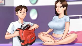 Summertime Saga: StepBrother Give Long Sex Toy To His StepSister, She Went Dirty-Ep74