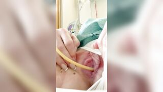 Hospital Bed Masturbation Part two - Having Fun With My Snatch & Boobs Compilation
