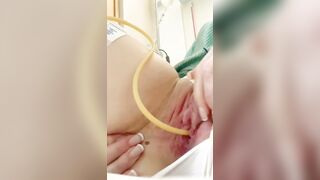 Hospital Bed Masturbation Part two - Having Fun With My Snatch & Boobs Compilation