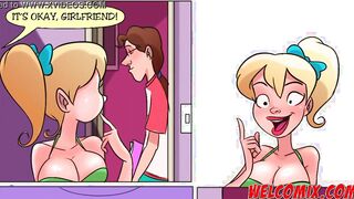 Learning with her gf - The Sexsual Home Tittle five