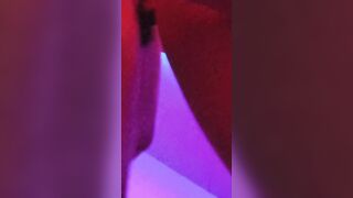 I put my hand inside my hubby's friend's panties and get scared with size