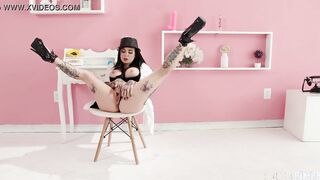 Inked Huge Boobies Alt Mom Joanna Angel Gets Naked And Masturbates