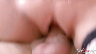 AGEDLOVE Big Titted Chubby Old Get Hardcore Sex Par Excellence