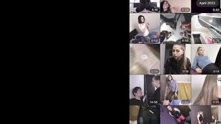 A lot of girls humiliate a dude Spitting Humiliation with their toes We have a lot of goddess videos for