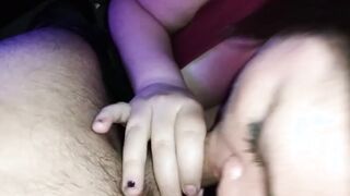 Professors cheating bimbo wifey blows my penis at college party. Facial 