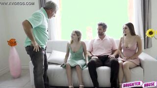 Daughterabuse.com - 18 friends Penelope Kay, Coco Lovelock, and Mike