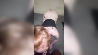 Deep Fellatio and Sloppy Facefuck - He Ejaculates inside My Throat! ( Snapchat @ pawgsmarie)