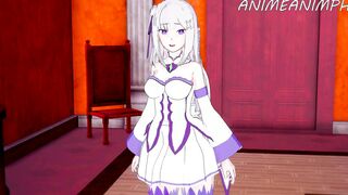 RE ZERO EMILIA ANIME