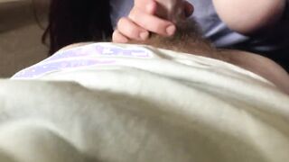 Had to got the oral sex while I dropped a bag